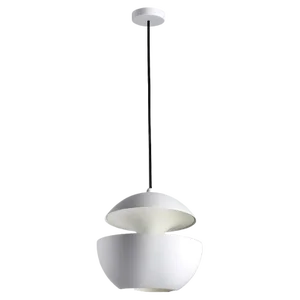 Here Comes the Sun Medium White Pendant Lamp by Bertrand Balas
