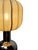 Hollywood Regency Vintage Italian Silver-Glazed Table Lamp, 1970s For Sale - Image 3 of 6