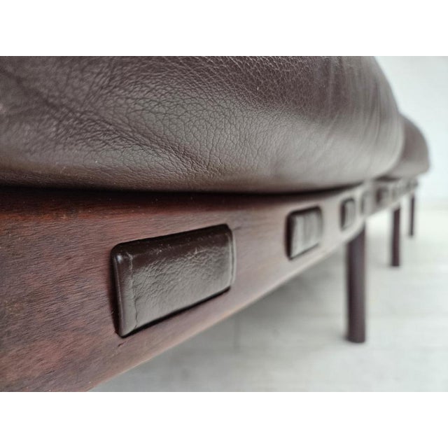 Scandinavian 3-Seater Sofa in Leather by Arne Norell, 1970s For Sale - Image 18 of 18