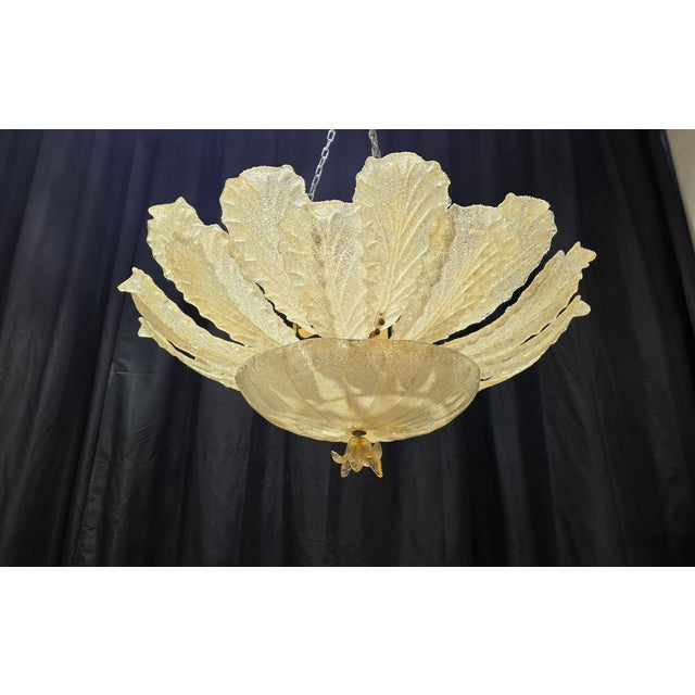 Mid-Century Modern Vintage Murano Hanging Light, 1980s For Sale - Image 3 of 9