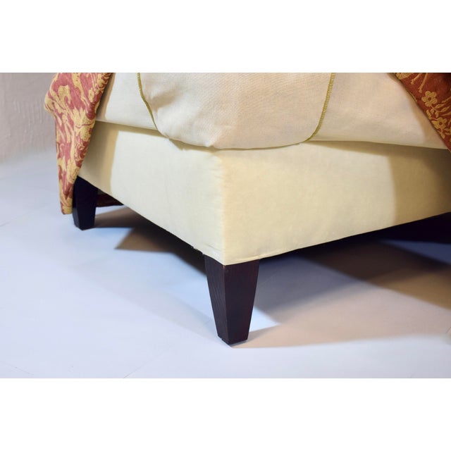 Billy Baldwin Style Large Scale Skirted Slipper Chairs For Sale - Image 9 of 12