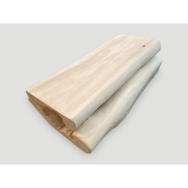 Andrianna Shamaris St. Barts Reclaimed Teak Wood Coffee Table or Bench For Sale - Image 13 of 18