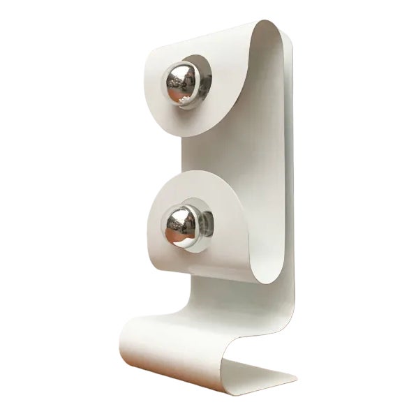 Mid-Century Space Age Metal Table Lamp For Sale