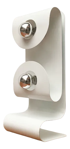 Mid-Century Space Age Metal Table Lamp
