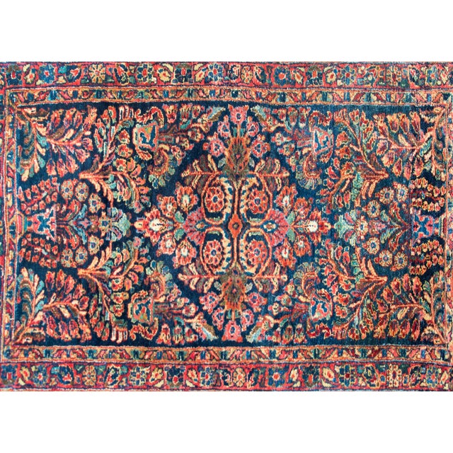 Textile Early 20th Century Persian Sarouk Rug For Sale - Image 7 of 14