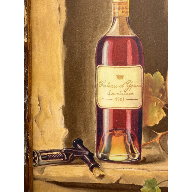 Tan Rustic Italian Print Framed in Antique Window Frame For Sale - Image 8 of 8