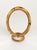 Glass Mid-Century Oval Table Vanity Mirror in Bamboo and Rattan, Italy, 1970s For Sale - Image 7 of 13