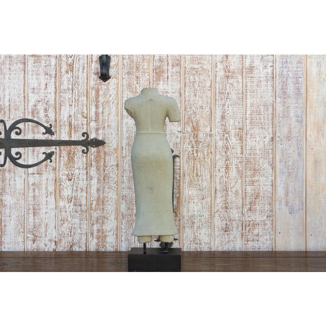 Vintage Southeast Asian Cast Statue For Sale In Los Angeles - Image 6 of 9