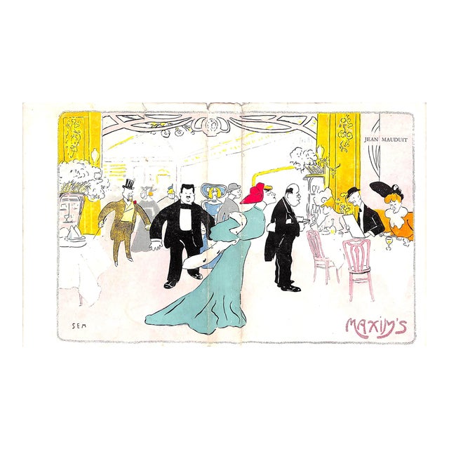 "Maxim's Soixante Ans De Plaisir Et D'Histoire" 1958 Mauduit, Jean For Sale