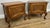 Vintage French Louis Style Oak Bedside Tables, Set of 2 For Sale - Image 11 of 11