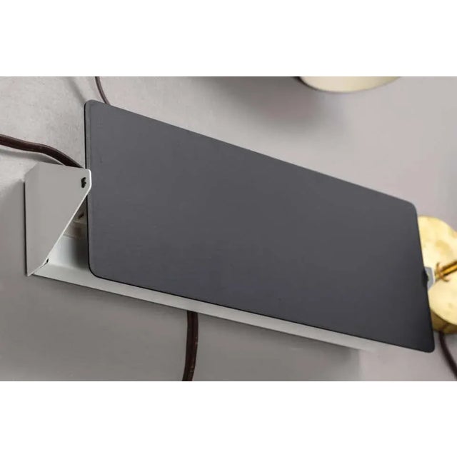 Black Charlotte Perriand 'Applique à Volet Pivotant Double' Wall Light in Black For Sale - Image 8 of 12