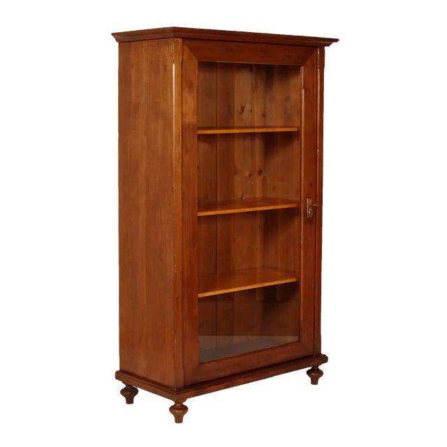 19th-Century Bookcase Display Cabinet For Sale