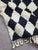 Black Black Checkered Wool Rug - 9.8 X 8.5 Ft For Sale - Image 8 of 8