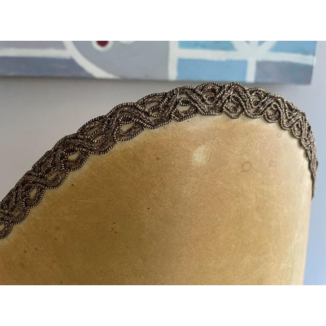 Regency Portuguese Alloy and Green Ceramic Buffet Table Lamps, 1950s, Set of 2 For Sale - Image 15 of 18