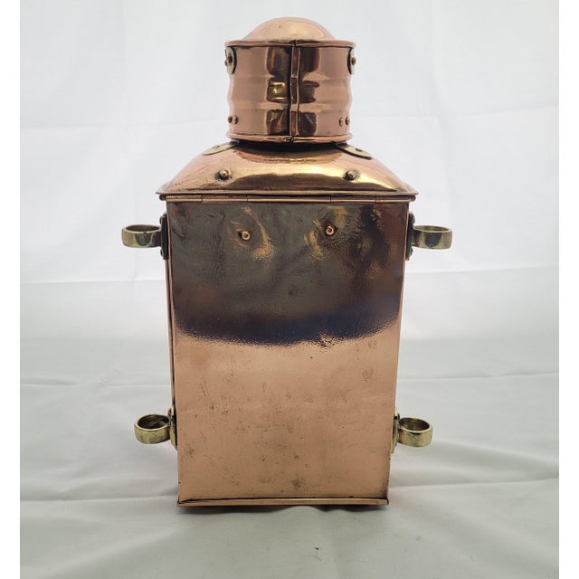 Brass British Ships Masthead Lantern For Sale - Image 8 of 12