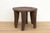 African Patinated Brown Carved African Stool For Sale - Image 3 of 9