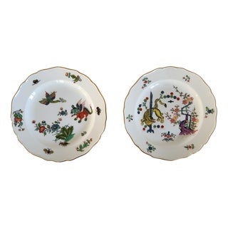 Kakiemon Plates with Japanese Motifs from Meissen Porcelain, 1890s, Set of 2 For Sale