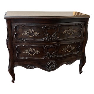 Late 20th Century Henredon French Provincial Louis XV Bombay Chest For Sale