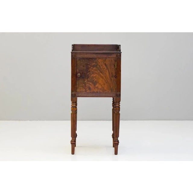 Single Mahogany Bedside Cupboard, 1830s For Sale - Image 3 of 8