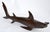 Brown 1970s Ironwood Hand-Carved Shark Animal Sculpture Coastal Nautical Figurine Brazil For Sale - Image 8 of 14