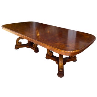 Alfonso Marina Ebanista Italian Neoclassical Mesa De Comedor Cipriani Dining Table For Sale