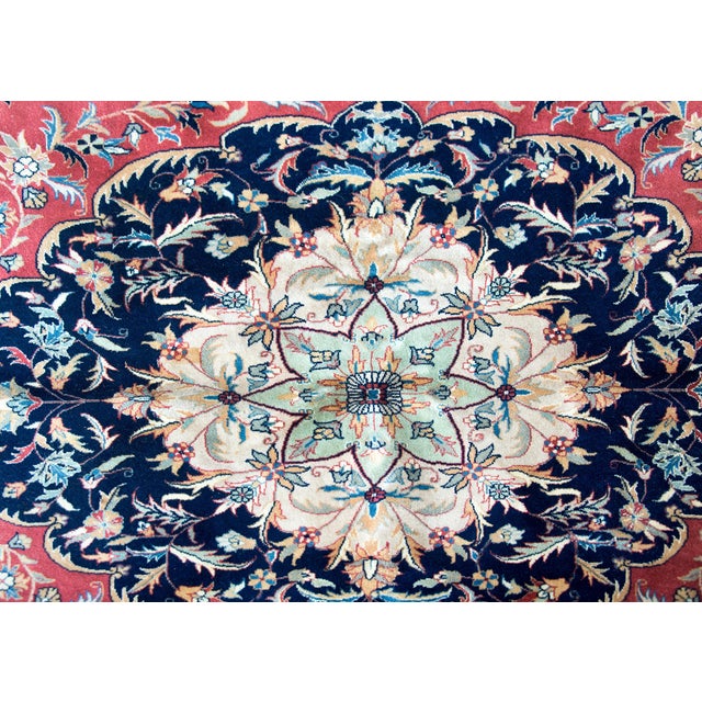 Vintage Indian Tabriz-Style Rug For Sale - Image 13 of 15