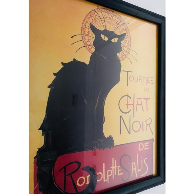 Art Nouveau 1950s Tournee Du Chat Noir Framed Lithograph For Sale - Image 3 of 6