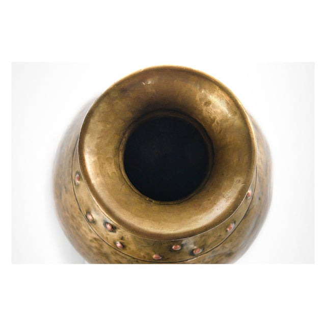 1940s Brass Vase, 1940s For Sale - Image 5 of 6