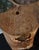Folk Art 1930s Hand-Carved Wooden Face Sculpture Holiday Nativity For Sale - Image 3 of 4