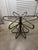 McGuire Baker McGuire Glass Pedestal Table For Sale - Image 4 of 5