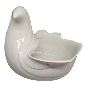 Vintage White Dansk Bird Planter Discontinued Aartik Pattern Japan, Mid Century Style