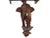 Mid 20th Century Wood Carved Elephant Head Wall Decor Shelf For Sale - Image 4 of 11