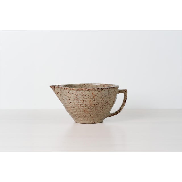 1920s Monmouth Western Stoneware Batter Bowl Pitcher For Sale - Image 10 of 13
