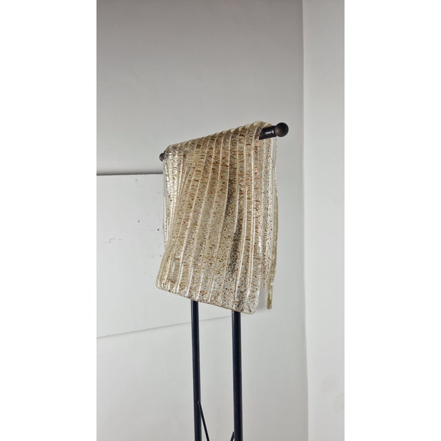Metal Floor Lamp in Iron, Brass and Glass by Rossini, 1980s For Sale - Image 7 of 14