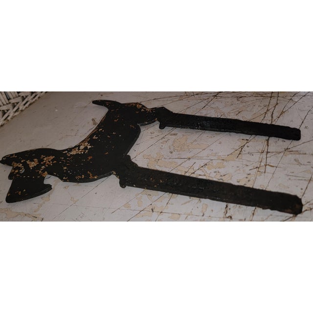 Front Leg Is stamped - "COPYRIGHTED 1927 DY" Back Leg Stamped - "HOUSEHOLD PATENTCO NORRISTOWN PA" Cast iron Scottie Dog...