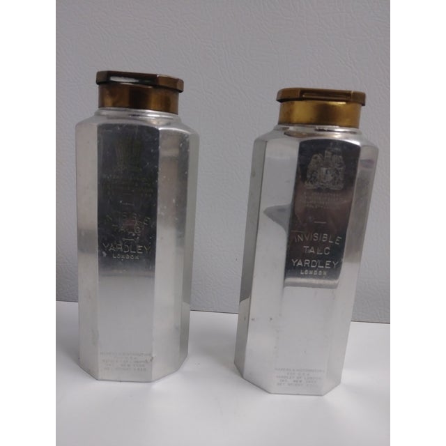 Metal 1921-1936 Yardley Prince of Wales & Late King George VI Invisible Talc Tins - a Pair For Sale - Image 7 of 7
