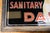 Early 20th Century Illuminated Glass Storefront Sanitary Infant Dairy Sign For Sale - Image 10 of 18