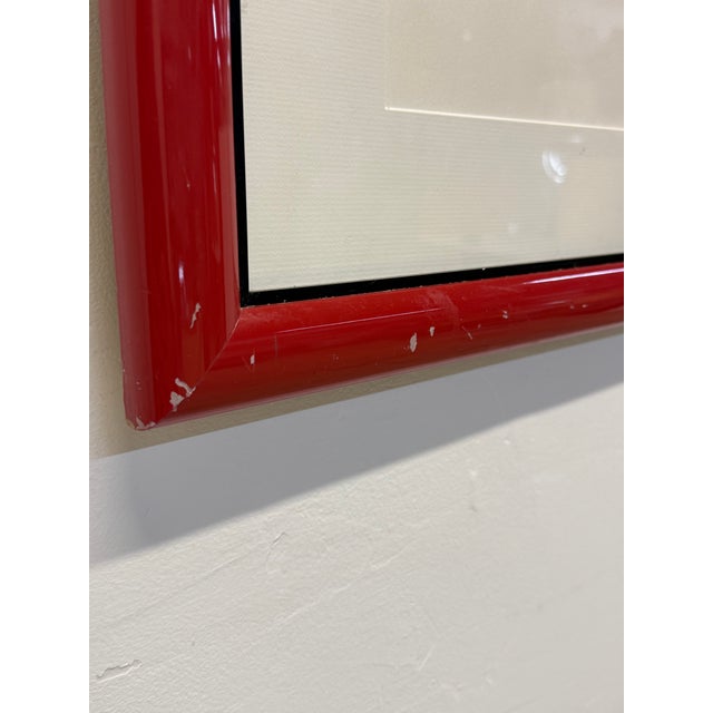 Red Rita Schwartz Mardi Gras Series Lithograph on Paper - 1 of 2 Available For Sale - Image 8 of 13