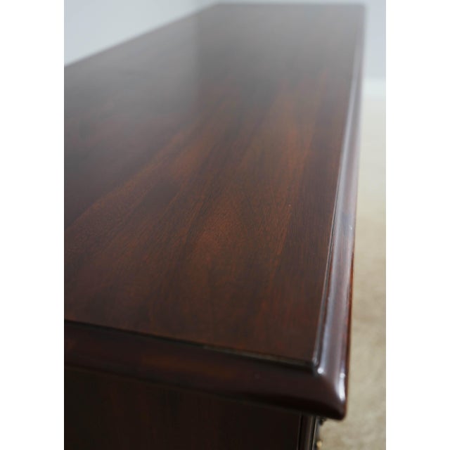 Brown Link Taylor Heirloom Mahogany Long Dresser For Sale - Image 8 of 18