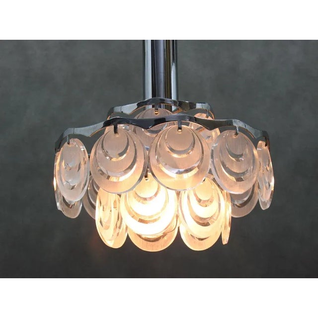 Mid-Century Modern Italian No 2 Acrylic Lamp, 1970s For Sale - Image 3 of 13