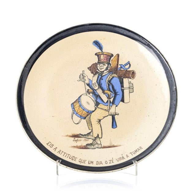 Suspension Plate in Earthenware For Sale - Image 6 of 6