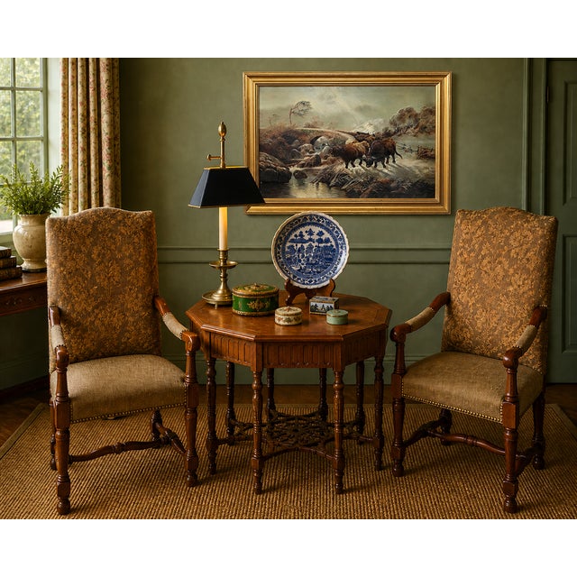 English Country style—where a collected, layered mix of furniture and objects is shaped by use, comfort, and time. A 19th...