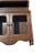 1980s Ethan Allan Charter Oak Jacobean Hanging Wall Shelf Hutch Curio Display Cabinet For Sale - Image 5 of 14