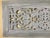 Gray Vintage Hand-Carved Architectural Wood Wall Hanging For Sale - Image 8 of 10