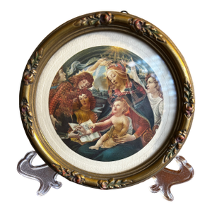 Late 19th Century Framed Print Botticelli's "Madonna of the Magnificat"