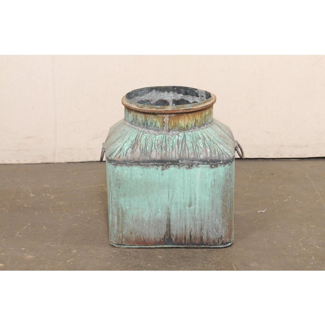French Vintage Copper Vessel W/ Great Patina For Sale In Atlanta - Image 6 of 13
