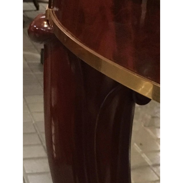 19th Century French Mahogany Center Table For Sale - Image 4 of 11