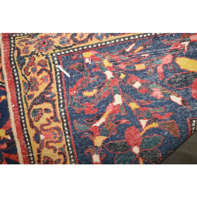Square Garden Design Persian Bakhtiari Rug rug no.j4538 For Sale In New York - Image 6 of 13