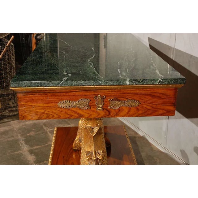Italian Dolphin Console Entry Tables - a Pair For Sale - Image 9 of 10