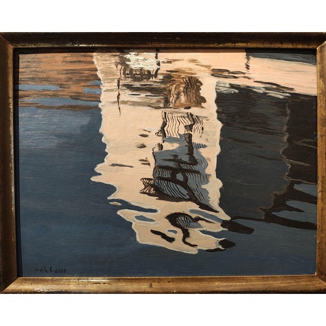 Image dimensions: 27 x 35 cm. Frame dimensions: 29.5 x 38 cm. Enzo Melchiorre is a contemporary Italian artist whose work...